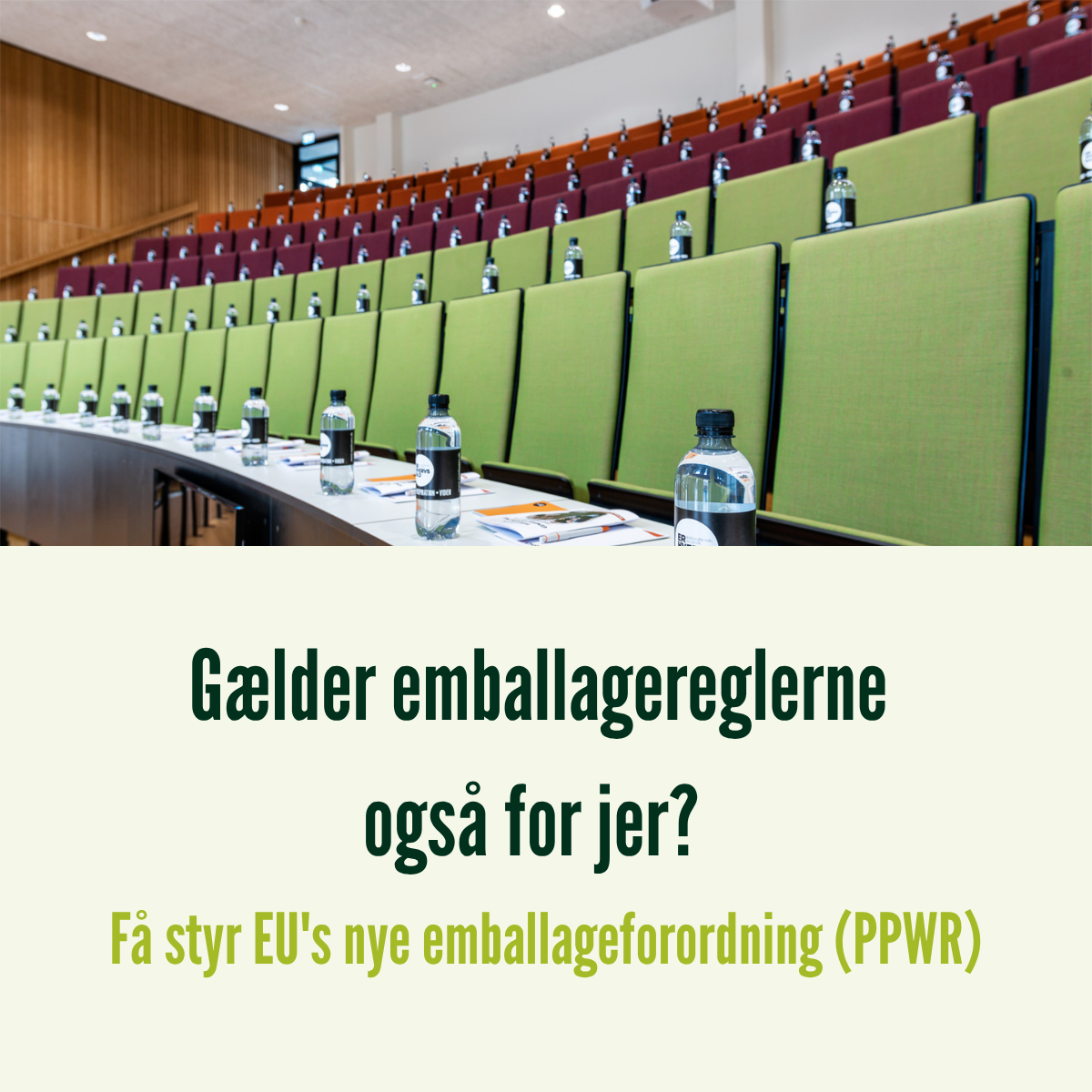Gælder emballagereglerne også for jer? Få styr EU's nye emballageforordning (PPWR)